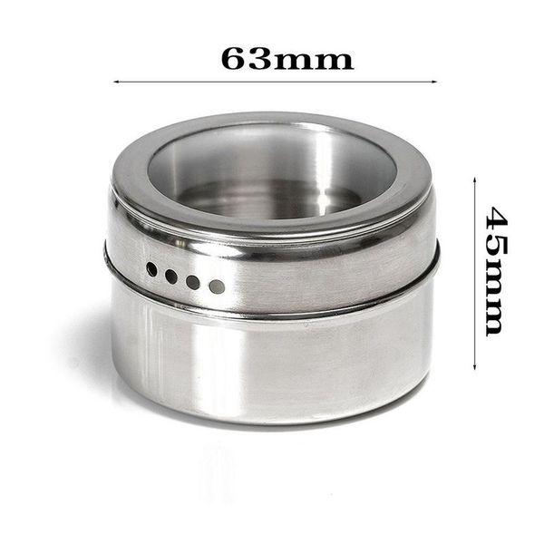 9/12 pcs magnetic spice jars set stainless steel pepper coffee shakers condiment sauce storage box dustproof spice container
9/12 pcs magnetic spice jars set stainless steel pepper coffee shakers condiment sauce storage box dustproof spice container