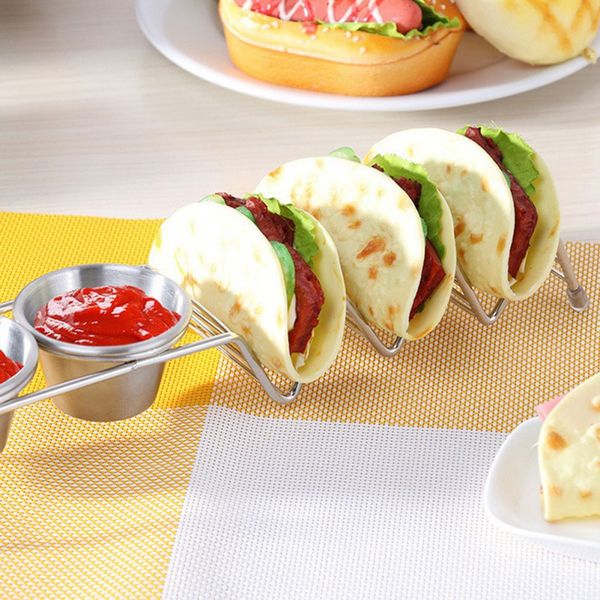 stainless steel taco holders rack mexican food stand holder with cup wave shape kitchen tool restaurant food display rack
stainless steel taco holders rack mexican food stand holder with cup wave shape kitchen tool restaurant food display rack