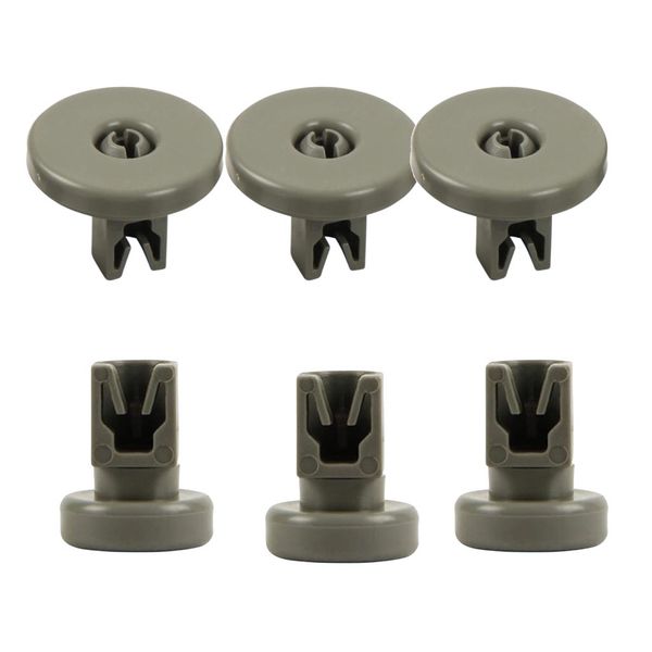 6pcs universal dishwasher upper & lower basket wheel for aeg favorit zanussi 
6pcs universal dishwasher upper & lower basket wheel for aeg favorit zanussi