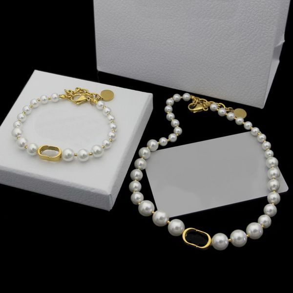 europe america fashion jewelry sets women lady titanium steel natural white pearl chain necklaces bracelets with d letter pendant, Silver
europe america fashion jewelry sets women lady titanium steel natural white pearl chain necklaces bracelets with d letter pendant, Silver
