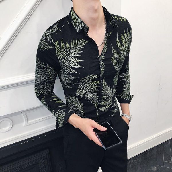 2018 мода мужская рубашка slim fit повседневная печать мужские социальные рубашки camisa masculina платье с длинным рукавом британский стиль, White;black
2018 мода мужская рубашка slim fit повседневная печать мужские социальные рубашки camisa masculina платье с длинным рукавом британский стиль, White;black