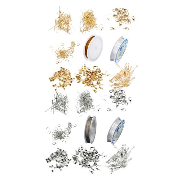 2 set jump rings and lobster clasps jewelry findings kit with pliers for jewelry making elastic cord thread silver & gold, Blue;slivery
2 set jump rings and lobster clasps jewelry findings kit with pliers for jewelry making elastic cord thread silver & gold, Blue;slivery