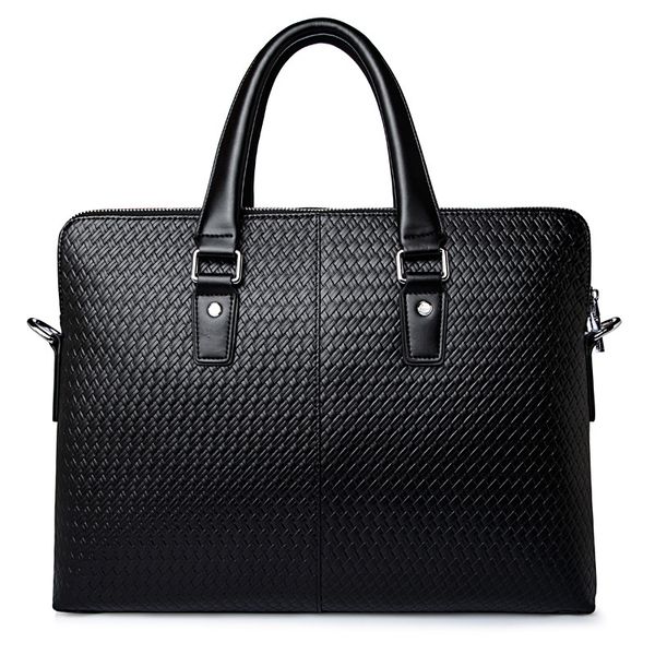new luxury cow genuine leather business men's briefcase male weave shoulder bags real leather messenger tote computer handbag
new luxury cow genuine leather business men's briefcase male weave shoulder bags real leather messenger tote computer handbag