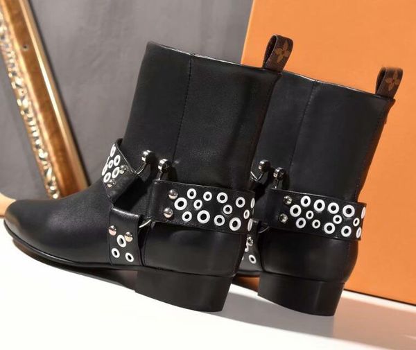 fashion new womens motorcycle outdoor winter ankle boots horseshoe buckle rainboots knight mushrooms nails boot size 35-42, Black
fashion new womens motorcycle outdoor winter ankle boots horseshoe buckle rainboots knight mushrooms nails boot size 35-42, Black