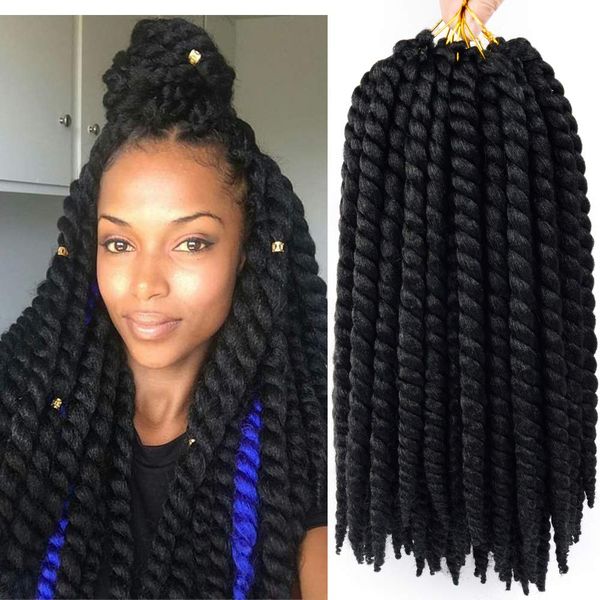 1packs havana mambo twist crochet braids senegalese twist crochet hair locs mambo braiding hair 18 inch, Black
1packs havana mambo twist crochet braids senegalese twist crochet hair locs mambo braiding hair 18 inch, Black