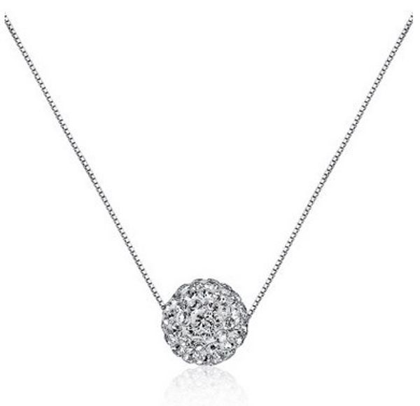 korean version transshipment pearl silver jewelry shangbala drill ball necklace spherical drill ultra-flash clavicle pendant necklace
korean version transshipment pearl silver jewelry shangbala drill ball necklace spherical drill ultra-flash clavicle pendant necklace
