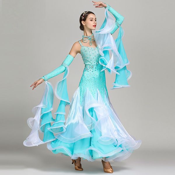 blue sequins standard ballroom dress woman ballroom dance competition dresses dance wear woman modern costume waltz dress, Black;red
blue sequins standard ballroom dress woman ballroom dance competition dresses dance wear woman modern costume waltz dress, Black;red