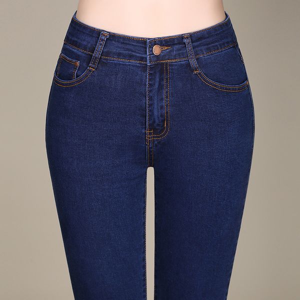 2018 spring high waist jeans women's pants slim fit skinny pants slimming elasticity tight pencil women's, Blue
2018 spring high waist jeans women's pants slim fit skinny pants slimming elasticity tight pencil women's, Blue