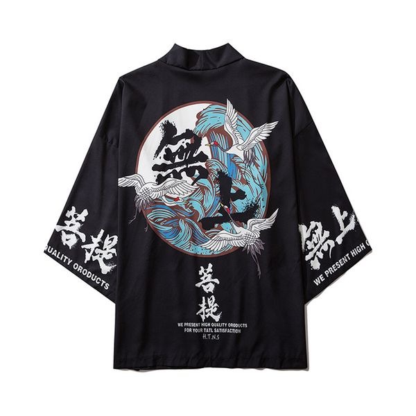 japanese kimono jacket kanji buddha crane printed harajuku hip hop men japan streetwear jacket summer thin loose kimono gunn, White;black
japanese kimono jacket kanji buddha crane printed harajuku hip hop men japan streetwear jacket summer thin loose kimono gunn, White;black