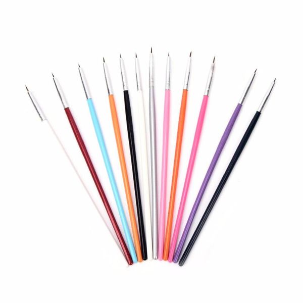 12 pcs nail art brushes design set dotting painting drawing polish brush pen tools dotting brushes, Yellow
12 pcs nail art brushes design set dotting painting drawing polish brush pen tools dotting brushes, Yellow