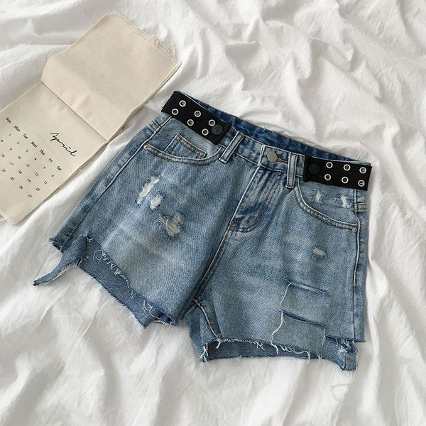 loose jeans shorts summer 2020 women punk style fashion blue high waist wide leg ants shorts bottoms, White;black
loose jeans shorts summer 2020 women punk style fashion blue high waist wide leg ants shorts bottoms, White;black