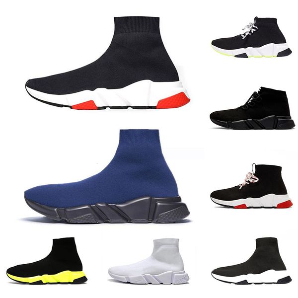 sock designer shoes graffiti speed trainer men women sneakers triple black white clear sole lace up mens womens trainers sports size 5.5-11
sock designer shoes graffiti speed trainer men women sneakers triple black white clear sole lace up mens womens trainers sports size 5.5-11