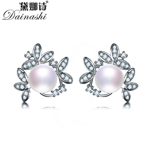 dainashi 100% genuine natural freshwater pearl earrings fine jewelry 925 sterling silver vine zircon stud earrings for women, Golden;silver
dainashi 100% genuine natural freshwater pearl earrings fine jewelry 925 sterling silver vine zircon stud earrings for women, Golden;silver
