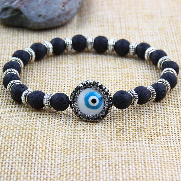 itenice lava stone beads bracelet men strand blue eyes bracelets for women charm cuff wristband adjustable bracelet handmade, Golden;silver
itenice lava stone beads bracelet men strand blue eyes bracelets for women charm cuff wristband adjustable bracelet handmade, Golden;silver
