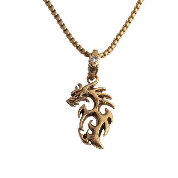 european and american personality hegemonic hip-hop necklace fashion creative flame dragon pendant inlaid with diamond retro necklace jewelr, Silver
european and american personality hegemonic hip-hop necklace fashion creative flame dragon pendant inlaid with diamond retro necklace jewelr, Silver