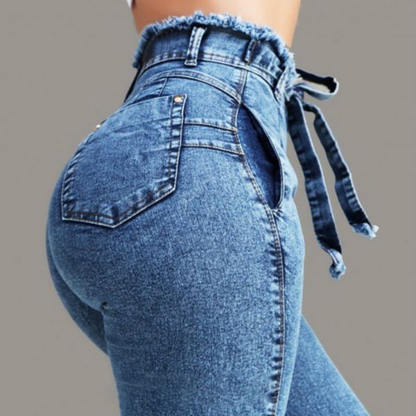 высокая талия джинсы для женщин тонкий стрейч джинсовый жан bodycon кисточкой пояс бандаж тощий push up джинсы женщина, Blue
высокая талия джинсы для женщин тонкий стрейч джинсовый жан bodycon кисточкой пояс бандаж тощий push up джинсы женщина, Blue