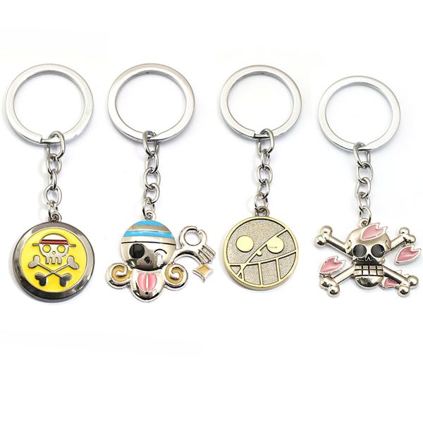 japanese anime one piece keychain monkey d luffy key chains skull hat logo pendant keyrings holder chaveiro fans gift porte clef, Silver
japanese anime one piece keychain monkey d luffy key chains skull hat logo pendant keyrings holder chaveiro fans gift porte clef, Silver