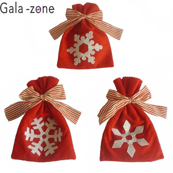 gala-zone christmas snowflake candy bag stocking xmas tree party gift bags for home decoration accessories
gala-zone christmas snowflake candy bag stocking xmas tree party gift bags for home decoration accessories