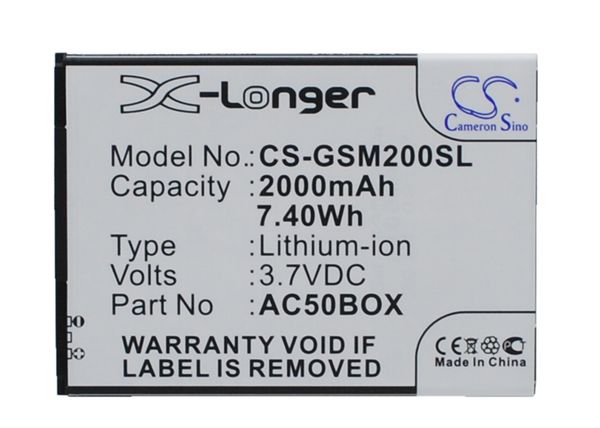 cameron sino 2000mah battery ac500bne,ac50box for archos 50 platinium,50b,for arcmoile velocity, for gsmart mika m2
cameron sino 2000mah battery ac500bne,ac50box for archos 50 platinium,50b,for arcmoile velocity, for gsmart mika m2