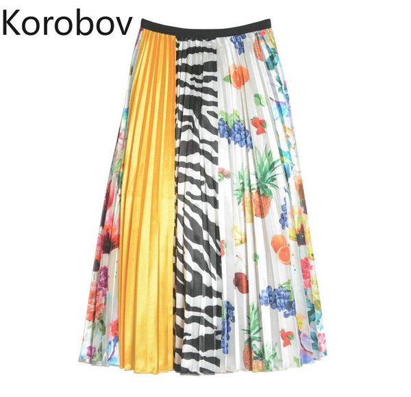 krobov korean high waist hip print pleat design skirt women fashion contrast color patchwork holiday beach jupe femme summer, Black
krobov korean high waist hip print pleat design skirt women fashion contrast color patchwork holiday beach jupe femme summer, Black
