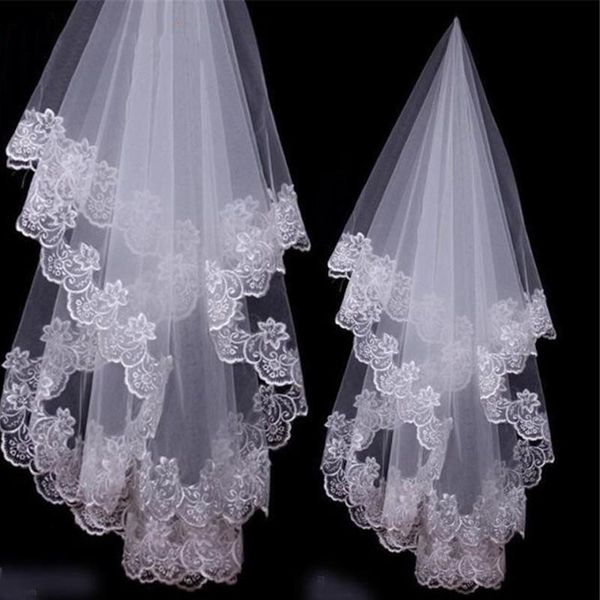 white/ivory lace applique edge one layer 1.5 m long wedding veil/bridal veil/bridal accessories cheap, Black
white/ivory lace applique edge one layer 1.5 m long wedding veil/bridal veil/bridal accessories cheap, Black