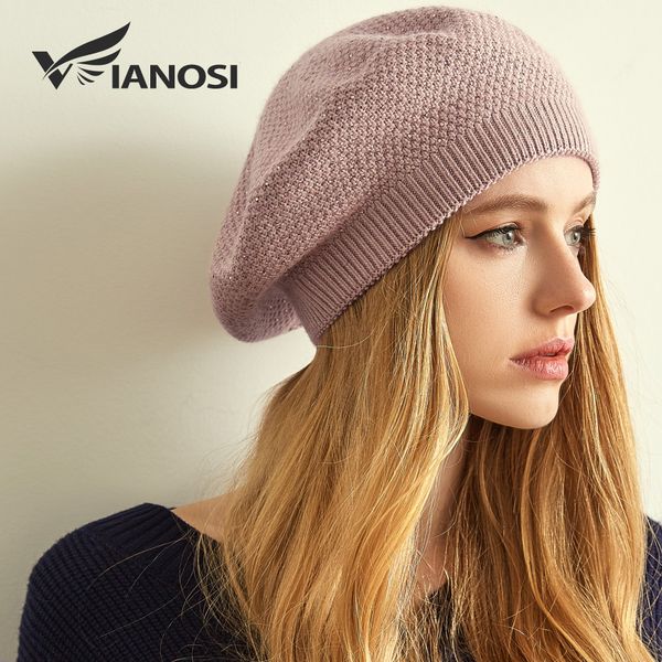 vianosi women winter beret hat female angora wool knitted berets rhinestone caps fashion solid color thick gorros, Blue;gray
vianosi women winter beret hat female angora wool knitted berets rhinestone caps fashion solid color thick gorros, Blue;gray