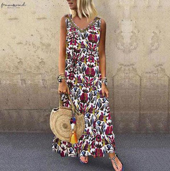 long dress women summer 2020 vintage folk print v neck sleeveless maxi dress plus size bohemian loose cotton linen robe maxi dresses, Black;gray
long dress women summer 2020 vintage folk print v neck sleeveless maxi dress plus size bohemian loose cotton linen robe maxi dresses, Black;gray