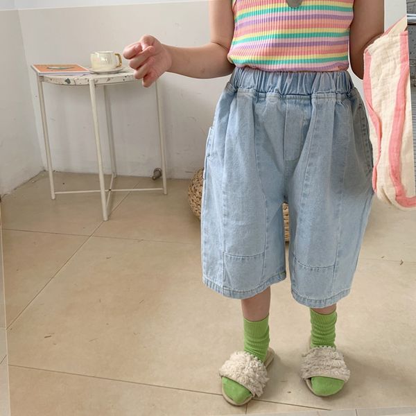girls' jeans 2020 thin five-ged children's (no return wide leg pants jeans wide leg pants no change, Blue
girls' jeans 2020 thin five-ged children's (no return wide leg pants jeans wide leg pants no change, Blue