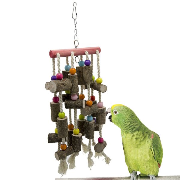 super raw wood gnaw toys cotton rope raw wood bites raw wood hanging string in large parrot toys 520g
super raw wood gnaw toys cotton rope raw wood bites raw wood hanging string in large parrot toys 520g