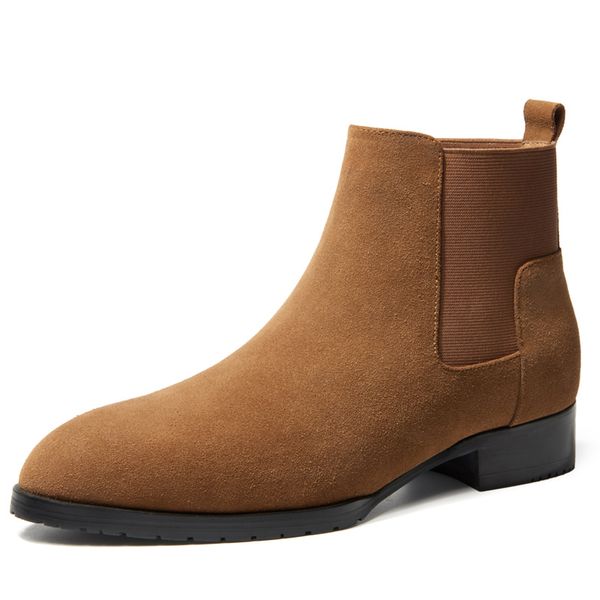 handmade cow leather autumn winter men boots fashion pointed toe wedding shoes vintage motorcycle boots, Black
handmade cow leather autumn winter men boots fashion pointed toe wedding shoes vintage motorcycle boots, Black