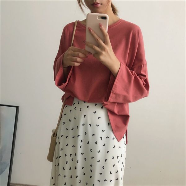 xiaoxiang staring at long-sleeved t- female t-shirt pullover 2020 qiu kuansong versatile round collar pullover base shirt 8001, White
xiaoxiang staring at long-sleeved t- female t-shirt pullover 2020 qiu kuansong versatile round collar pullover base shirt 8001, White