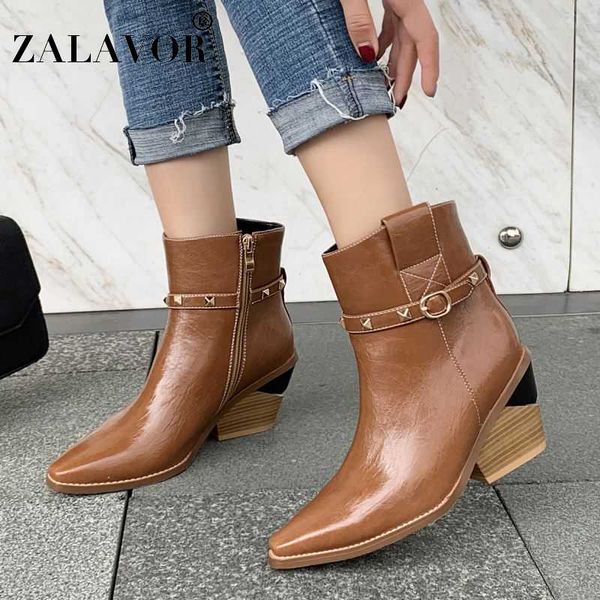 zalavor pu leather 4 colors ankle boots buckle ladies shoes women western style winter boots size 34-44, Black
zalavor pu leather 4 colors ankle boots buckle ladies shoes women western style winter boots size 34-44, Black