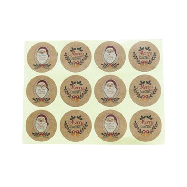 12pcs/sheet santa claus kraft paper sticker merry christmas jingle bell seal sticker diy paper label
12pcs/sheet santa claus kraft paper sticker merry christmas jingle bell seal sticker diy paper label