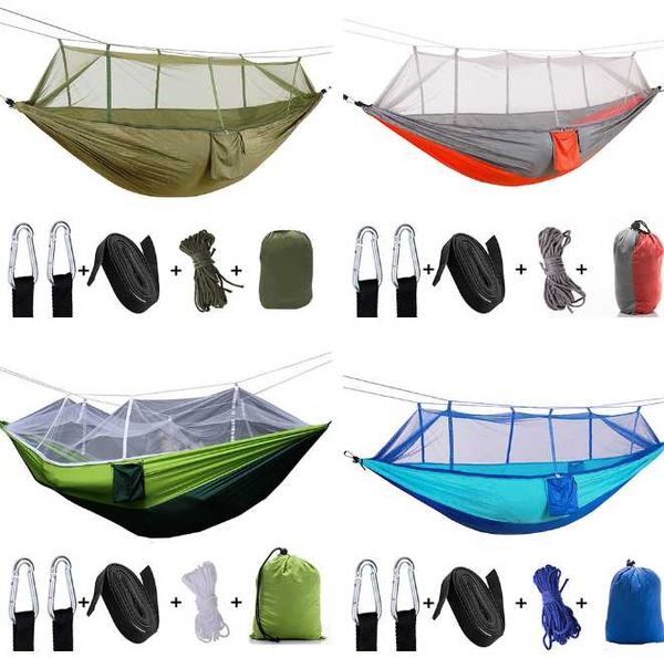outdoor hammock with mosquito net ultralight nylon 2-5 people camping aerial tent sleeping pad portable camping bed folding pad
outdoor hammock with mosquito net ultralight nylon 2-5 people camping aerial tent sleeping pad portable camping bed folding pad