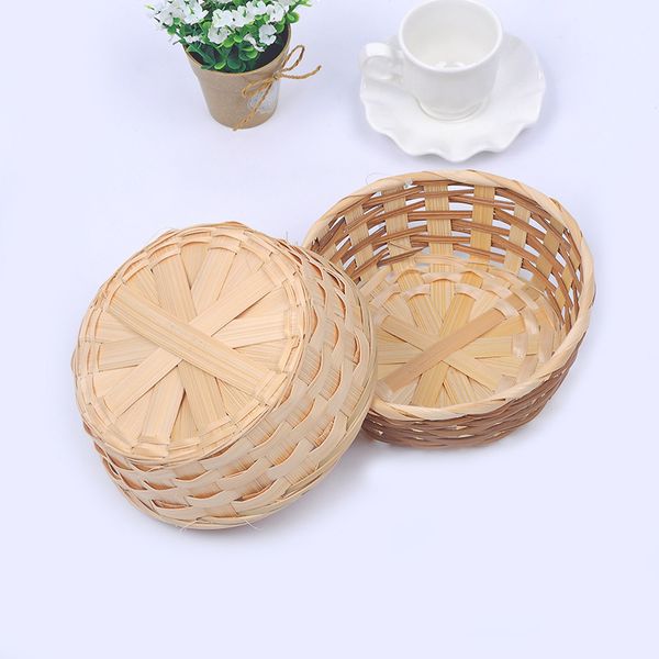 handmade bamboo weaving round storage basket fruit dish rattan bread basket for kitchen food picnic bread sundry mini container
handmade bamboo weaving round storage basket fruit dish rattan bread basket for kitchen food picnic bread sundry mini container