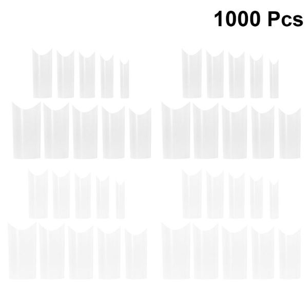 1000pcs tube shaped nail stickers manicure fake nail false tips manicure accessories (white, natural color for each 500pcs, Black
1000pcs tube shaped nail stickers manicure fake nail false tips manicure accessories (white, natural color for each 500pcs, Black