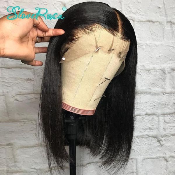 130% lace short bob wigs peruvian remy hair 13x4 lace front human hair wigs can be dyed bleached knots low ratio slove rosa, Black;brown
130% lace short bob wigs peruvian remy hair 13x4 lace front human hair wigs can be dyed bleached knots low ratio slove rosa, Black;brown