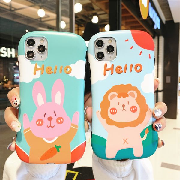 hello lion rabbit cartoon couple cell phone case for iphone 11 pro 7 8 plus xs max xr xs
hello lion rabbit cartoon couple cell phone case for iphone 11 pro 7 8 plus xs max xr xs