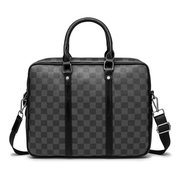 plaid large pu leader lapbags for men office handbags black brown notebook briefcase new arrive 2020 shoulder bags fashion
plaid large pu leader lapbags for men office handbags black brown notebook briefcase new arrive 2020 shoulder bags fashion
