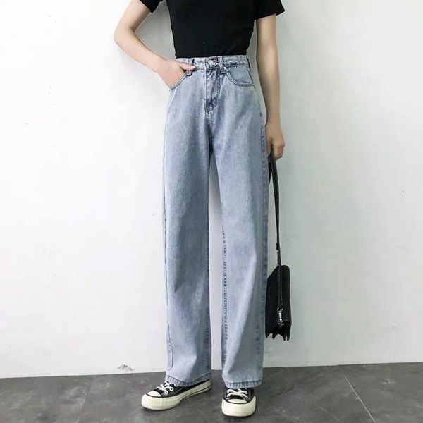 autumn high waist straight jeans women blue casual loose wide leg jeans trouser vintage korean plus size boyfriend mom jean w295
autumn high waist straight jeans women blue casual loose wide leg jeans trouser vintage korean plus size boyfriend mom jean w295