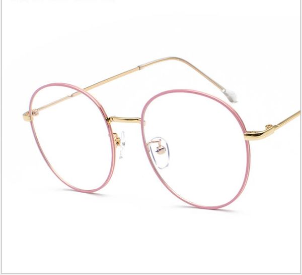 new retro flat mirror fashion eye protection computer mirror round metal frame glasses, White;black
new retro flat mirror fashion eye protection computer mirror round metal frame glasses, White;black