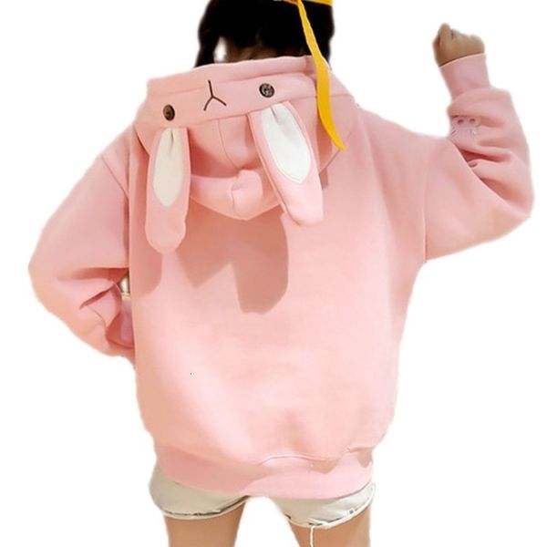 women hoodies women designer clothes kawaii sweet rabbit ears sweatshirt women harajuku hoodies loose cartoon pullovers moletom plus xxl, Black
women hoodies women designer clothes kawaii sweet rabbit ears sweatshirt women harajuku hoodies loose cartoon pullovers moletom plus xxl, Black