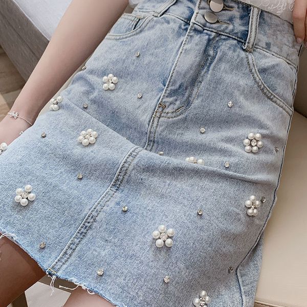 high waist diamonds beading floral mini denim skirt blue a-line short skirts womens slim summer 2020 new arrival, Black
high waist diamonds beading floral mini denim skirt blue a-line short skirts womens slim summer 2020 new arrival, Black