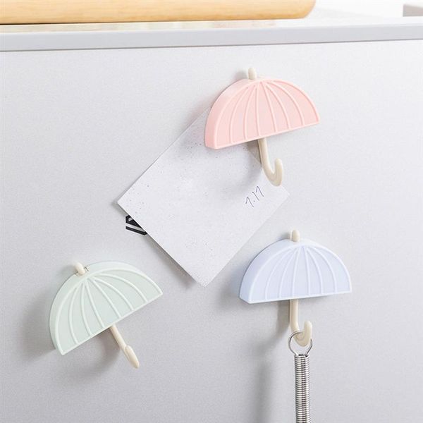 3pcs umbrella shape magnetic hooks removable fridge sticker refrigerator message magnet coat hanger key holder storage hook
3pcs umbrella shape magnetic hooks removable fridge sticker refrigerator message magnet coat hanger key holder storage hook