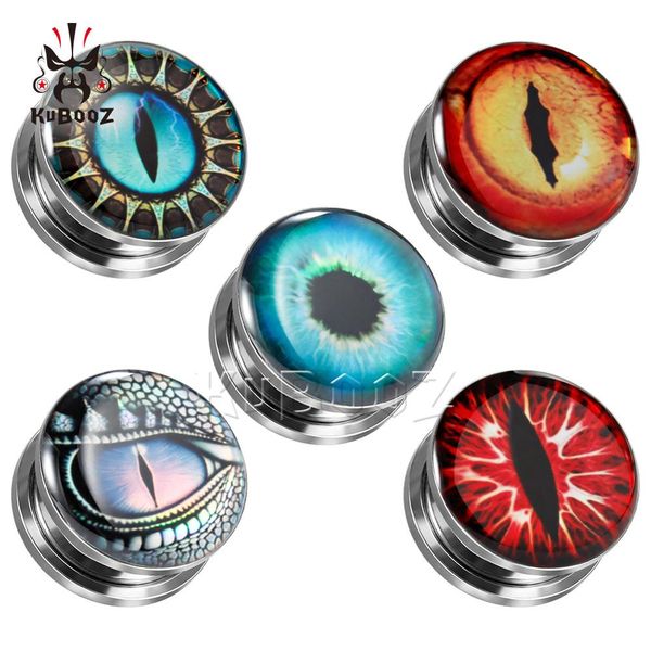 kubooz new colorful eye piercing tunnels ear gagues earrings stainless steel body jewelry for wemen men fashion gift 6 to 30mm, Slivery;golden
kubooz new colorful eye piercing tunnels ear gagues earrings stainless steel body jewelry for wemen men fashion gift 6 to 30mm, Slivery;golden
