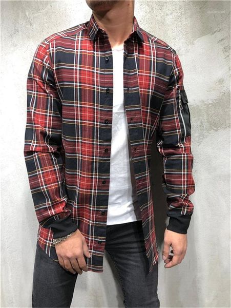 print mens designer shirts loose casual zipper pockets long sleeved lapel neck button shirts spring casual fashion mens shirts plaid, White;black
print mens designer shirts loose casual zipper pockets long sleeved lapel neck button shirts spring casual fashion mens shirts plaid, White;black