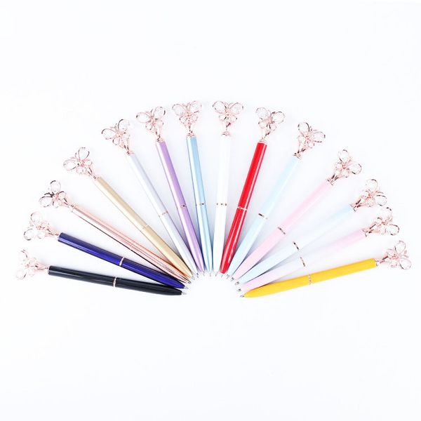 15 color creative butterfly metal ballpoint pen crystal diamond for writing stationery office school luxury pen ballpen ink black, Blue;orange
15 color creative butterfly metal ballpoint pen crystal diamond for writing stationery office school luxury pen ballpen ink black, Blue;orange