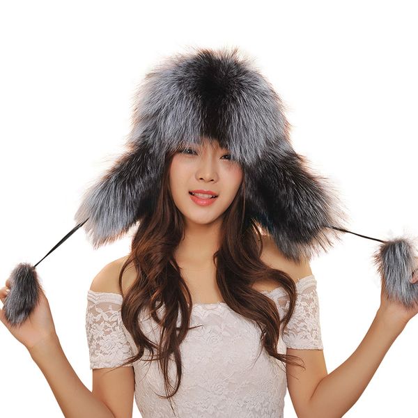 2018 new style women hats winter warm fur hat lady luxury genuine leather earflap warm comfortable caps for ladies, Blue;gray
2018 new style women hats winter warm fur hat lady luxury genuine leather earflap warm comfortable caps for ladies, Blue;gray
