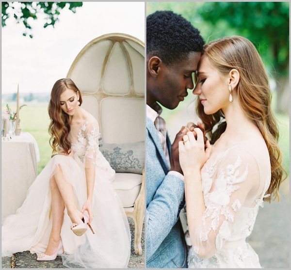 2019 bohemian wedding dresses v neck half sleeve lace appliques boho bridal gowns backless sweep train country a line wedding dress, White
2019 bohemian wedding dresses v neck half sleeve lace appliques boho bridal gowns backless sweep train country a line wedding dress, White
