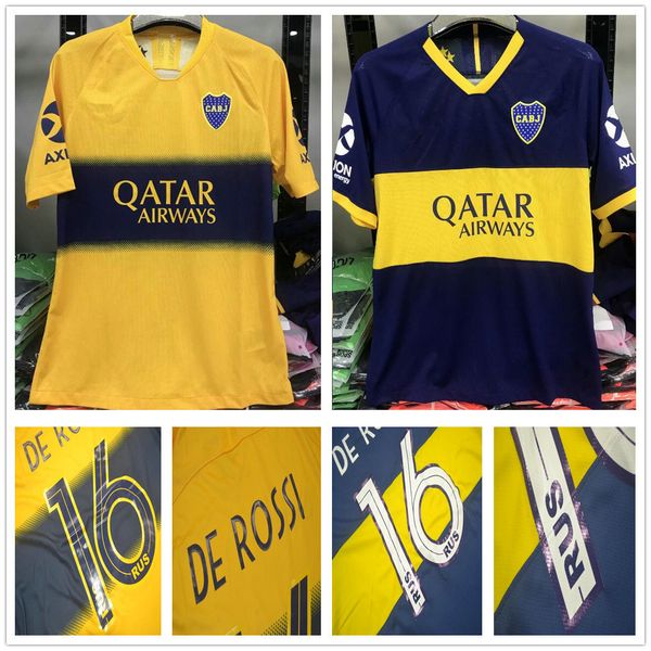 19 20 player version boca juniors soccer jerseys gago perez pavon carlitos tevez benedetto de rossi custom 2019 home away football shirts, Black;yellow
19 20 player version boca juniors soccer jerseys gago perez pavon carlitos tevez benedetto de rossi custom 2019 home away football shirts, Black;yellow